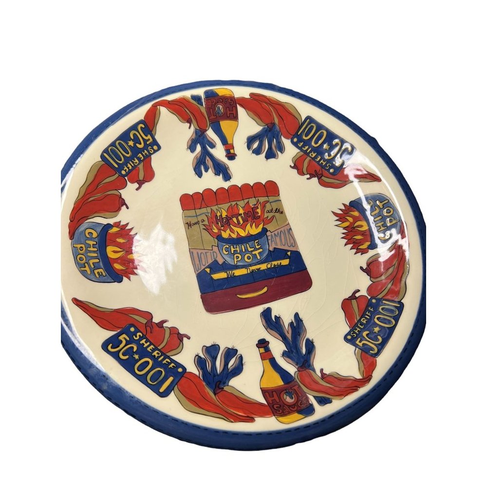 Jessica Sancilardi Saparna Chili Pot Bowl Microwavable Dishwasher Safe